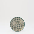 Assiette à pain motifs azulejos verts version 1 Assiette en céramique "Padrão" 12cm - Verte