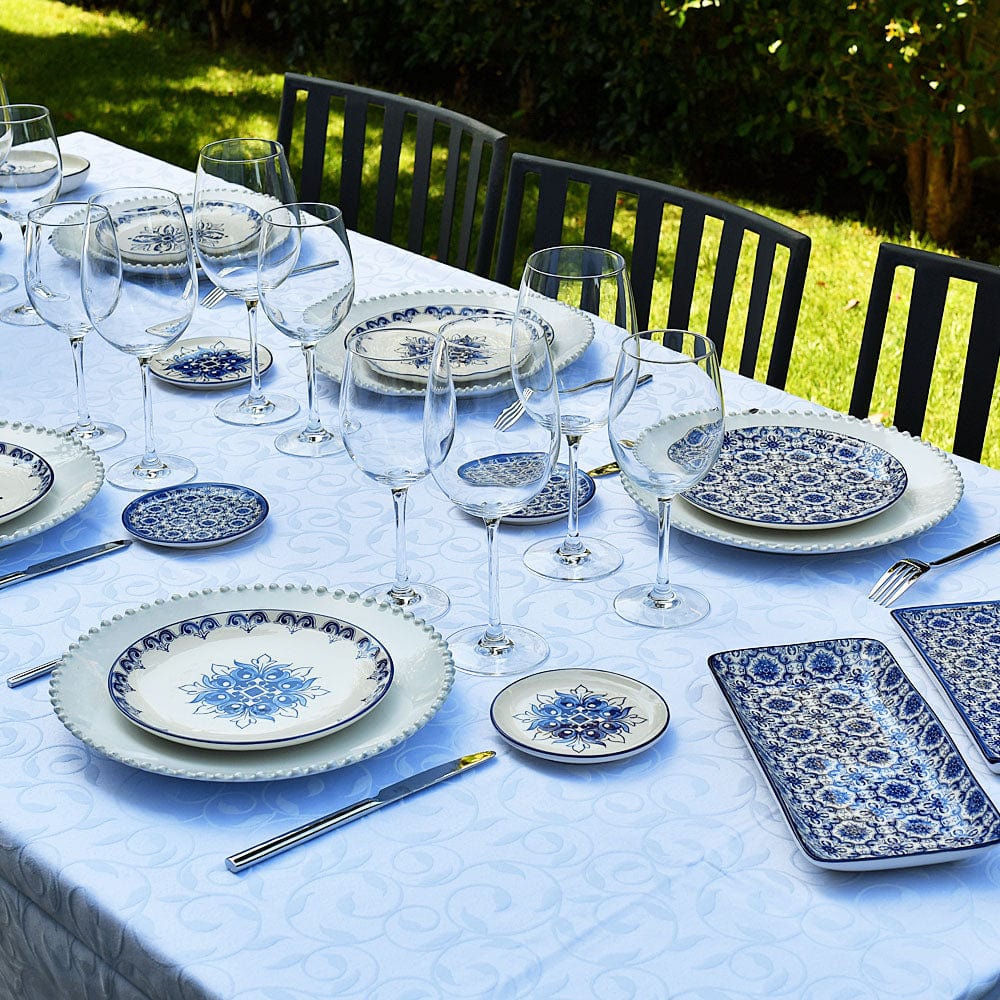 Assiette creuse en céramique motifs azulejos version 1 Assiette creuse en céramique "Padrão"