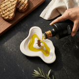 Assiette de dégustation d'huile d'olive portugaise Assiette de dégustation d'huile d'olive "Monte das Oliveiras"