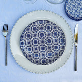 Assiette en céramique motifs azulejos version 1 Assiette en céramique "Padrão" - 20cm