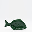 Assiette en céramique verte en forme de poisson Assiette en céramique en forme de poisson - Verte 25cm