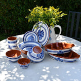 Assiette en terre cuite portugaise 23cm Assiette en terre cuite - 23cm