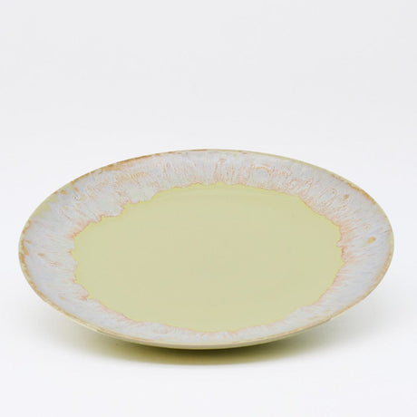 Assiette jaune en grès 21cm I Vaisselle portugaise Assiette en grès "Taormina" 21cm - Jaune