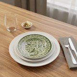Assiette verte en céramique de Coimbra - 22cm Assiette en céramique de Coimbra - 22cm