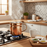 Authentique pot à lait en cuivre portugais Pot à lait en cuivre