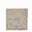 Azulejo à relief blanc du Portugal Azulejo Padrão à relief - 15x15cm