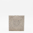 Azulejo du Portugal blanc I Fabrication artisanale Azulejo Padrão à relief - 10x10cm