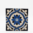Azulejo hispano-maure artisanal 14x14cm | Fait main Portugal Azulejo Hispano-Maure 14x14cm