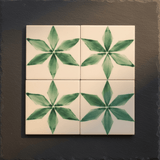 Azulejo portugais I Carreau de faïence du Portugal Azulejo Padrão 11x11cm