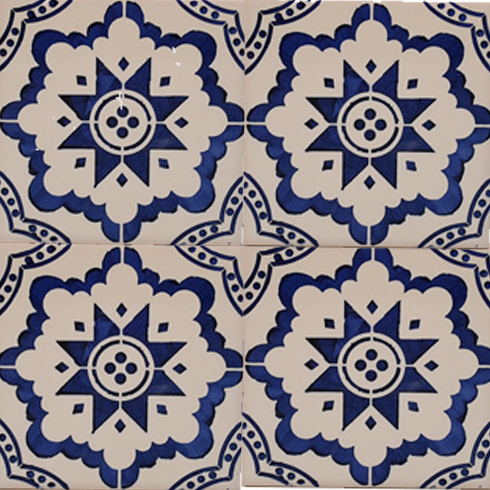 Azulejo portugais I Carreau de faïence du Portugal Azulejo Padrão 11x11cm