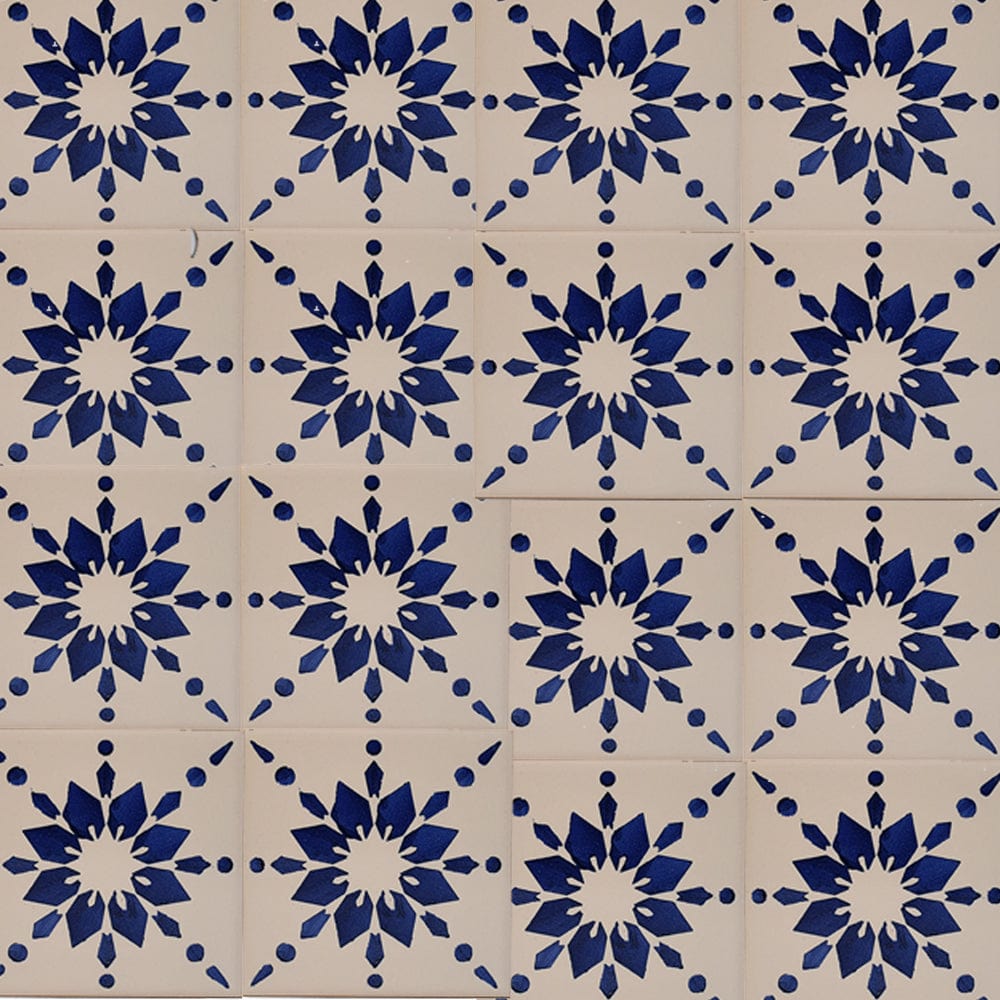 Azulejo portugais I Carreau de faïence du Portugal Azulejo Padrão 11x11cm