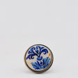 Bague ronde aux motifs azulejos I Bijoux fantaisie portugais Bague "Azulejos"