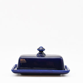 Beurrier bleu en céramique portugaise Beurrier en céramique - Bleu