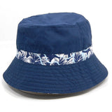 Bob réversible en coton Bleu Bob réversible en coton - Bleu