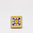 Boite à coton en céramique bleue I Céramique du Portugal # DRAFT Bouchon de remplacement 1