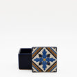 Boîte Céramique Artisanale Azulejos - Bleu cobalt & Liège Boite à secrets "Azulejos" - Bleu