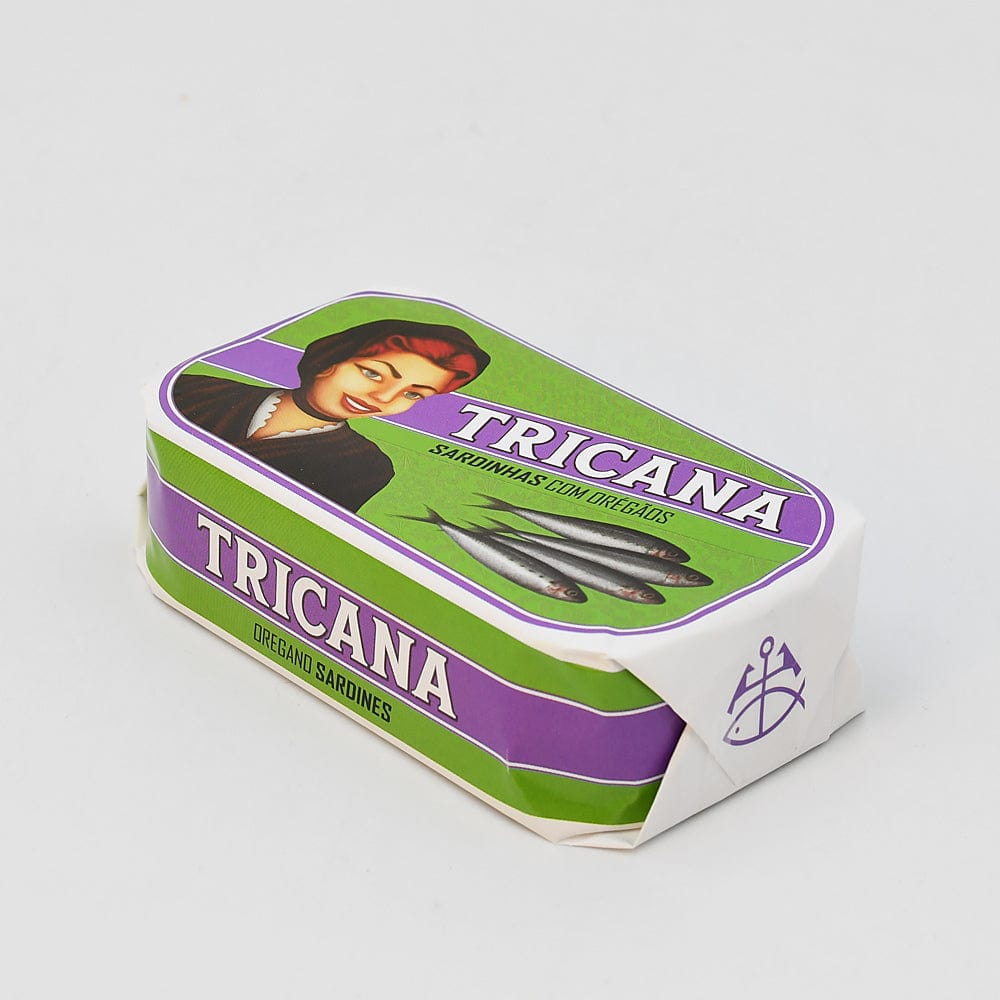 Boite de sardines portugaises à l'origan Tricana Tricana I Conserve de sardines à l'origan