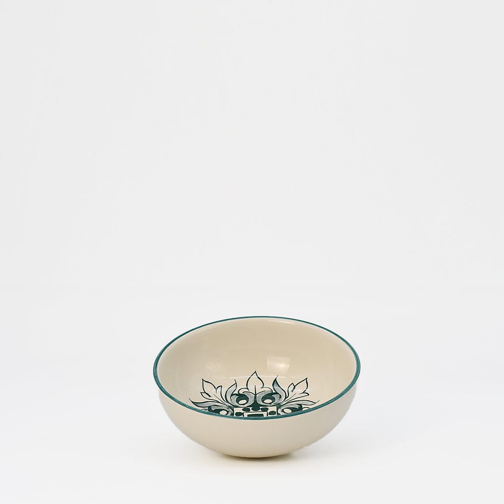 Bol en céramique aux motifs azulejos verts Bol en céramique "Brasão" 13cm - Vert