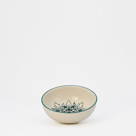 Bol en céramique aux motifs azulejos verts Bol en céramique "Brasão" 13cm - Vert