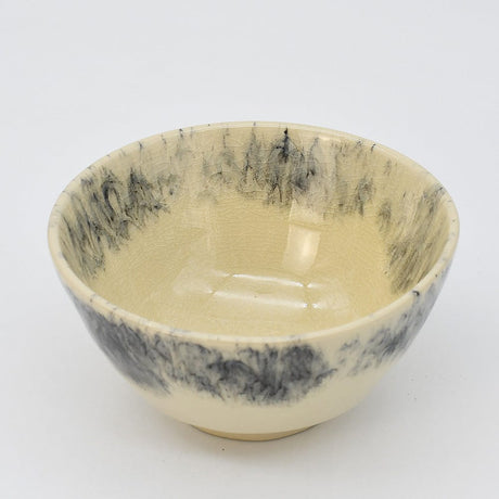 Bol en grès vert I Service de vaisselle Madeira du Portugal Bol en grès "Madeira" 14cm - Crème