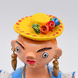 Boneca Barriguda I Statuette en terre I Art naïf portugais Boneca Barriguda 25cm - Prazeres Côta