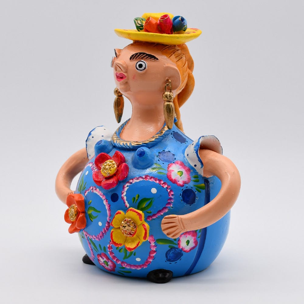 Boneca Barriguda I Statuette en terre I Art naïf portugais Boneca Barriguda 25cm - Prazeres Côta