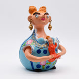 Boneca Barriguda I Statuette en terre I Art naïf portugais Boneca Barriguda 25cm - Prazeres Côta