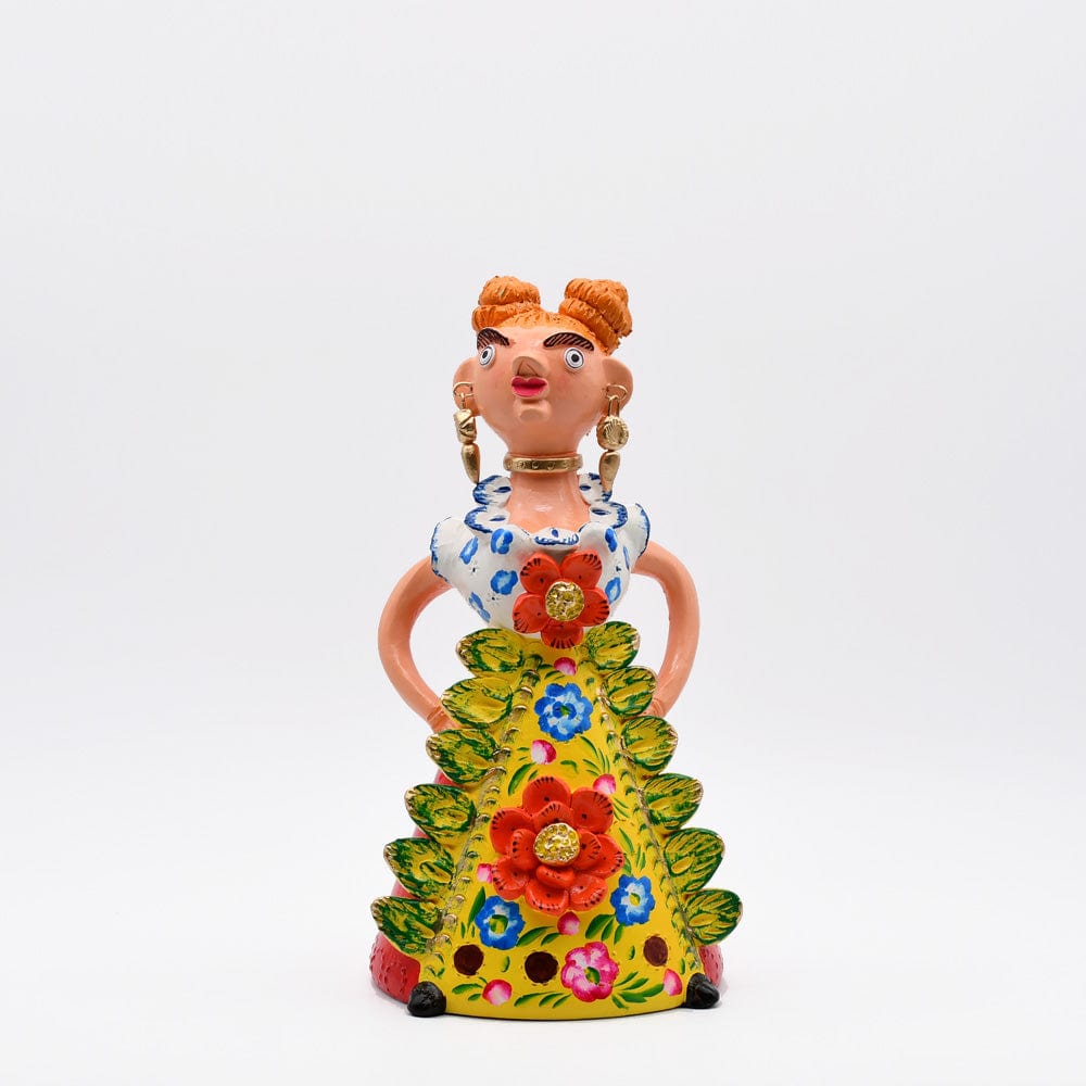 Boneca Barriguda I Statuette en terre I Art naïf portugais Boneca Minhota 30cm - Prazeres Côta