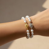 Bracelet de perles et filigrane I Vente bijoux en argent Bracelet de perles et filigrane d'argent