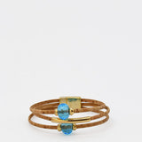 Bracelet en liège tressé noir – Unisexe, élégant et artisanal Bracelet en liège