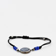Bracelet médaillon azulejo bleu et blanc | Bijou portugais Bracelet "Azulejos"
