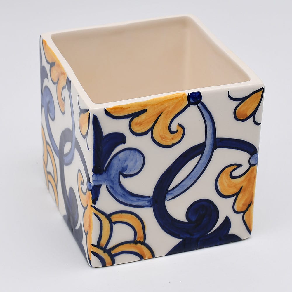 Cache pot en céramique "Azulejos" - 11cm