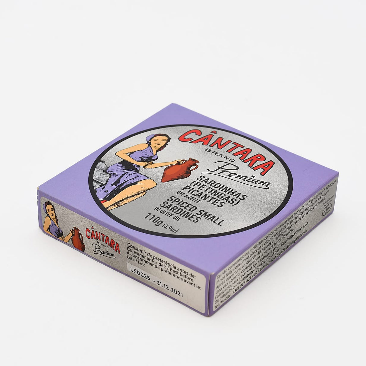 Cantara, la conserve portugaise de Petites sardines piquantes Cantara I Conserve de petites sardines piquantes