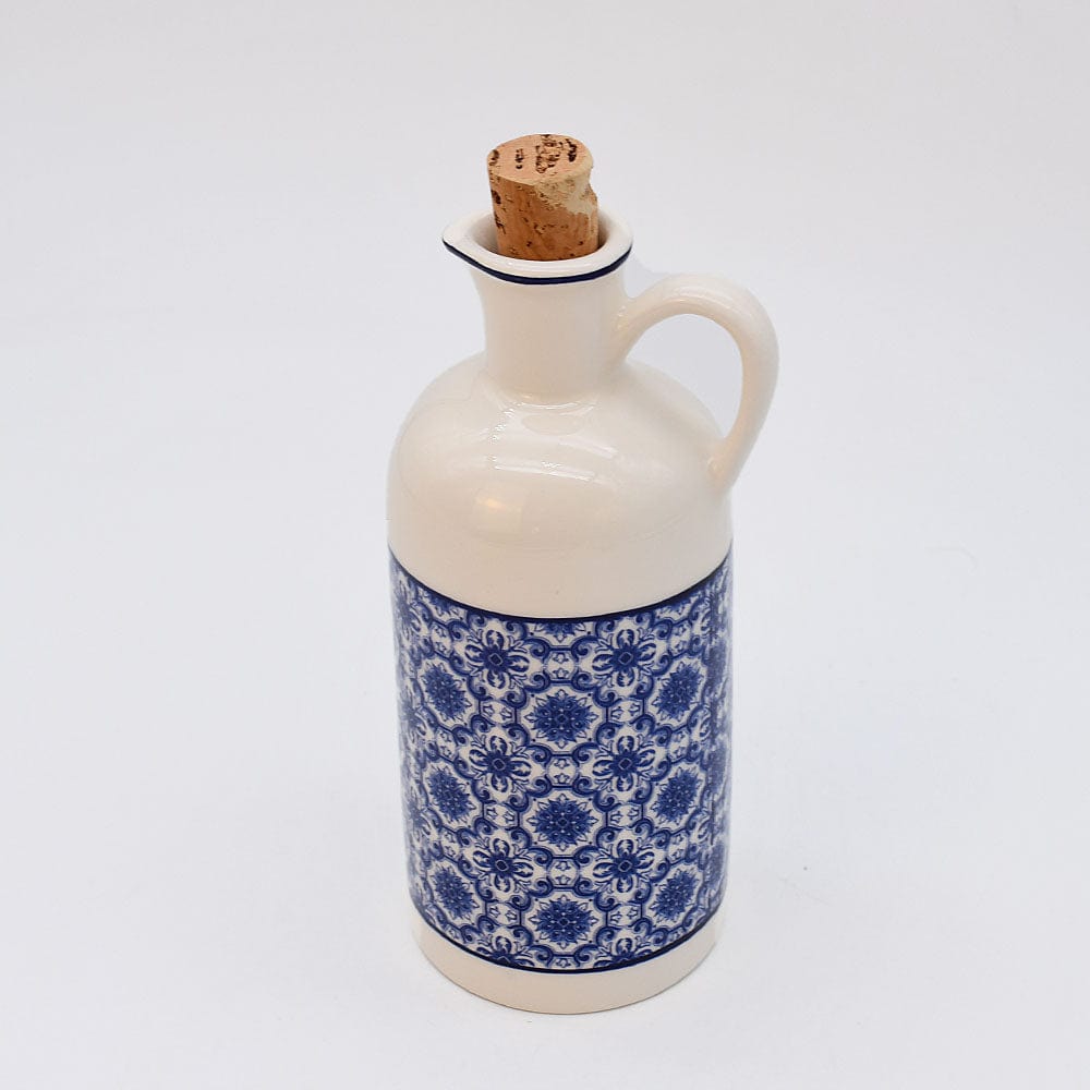 Carafe à huile en céramique motifs azulejos Carafe à huile en céramique "Padrão"