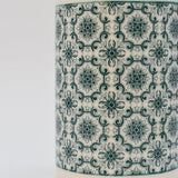 Carafe à huile en céramique motifs azulejos verts Carafe à huile en céramique "Padrão" - Verte