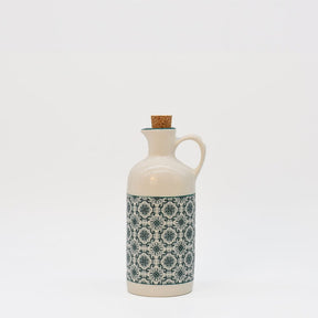 Carafe à huile en céramique motifs azulejos verts Carafe à huile en céramique "Padrão" - Verte