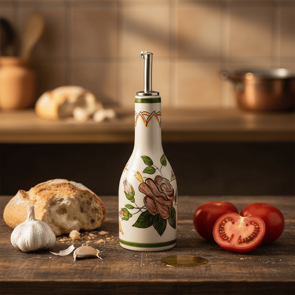 Carafe à huile en céramique portugaise Viana Carafe à huile en céramique "Viana"