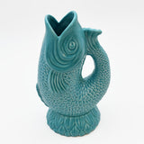 Carafe en céramique bleue en forme de poisson Carafe en céramique en forme de Poisson - Turquoise