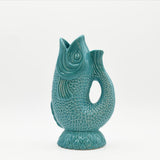 Carafe en céramique bleue en forme de poisson Carafe en céramique en forme de Poisson - Turquoise