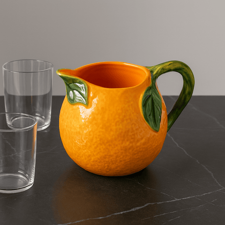 Carafe en céramique en forme d'orange Carafe en céramique en forme d'orange
