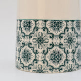 Carafe en céramique verte motifs azulejos Carafe en céramique "Padrão" - Verte