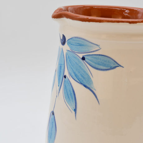 Carafe en terre cuite rouge Carafe en terre cuite - Bleue