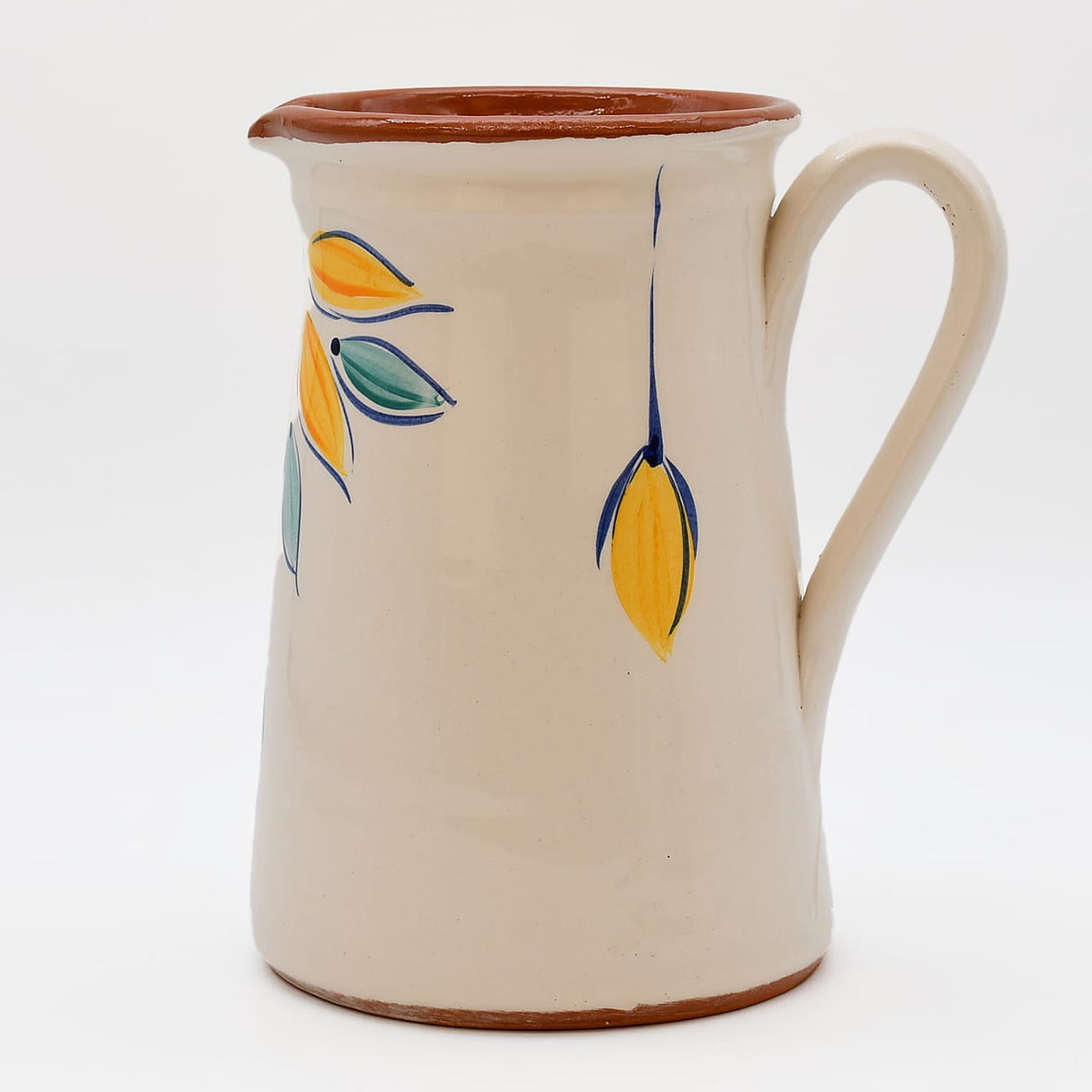 Carafe en terre cuite rouge Carafe en terre cuite - Jaune