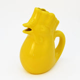 Carafe jaune en céramique en forme de coq Carafe en céramique en forme de coq - Jaune