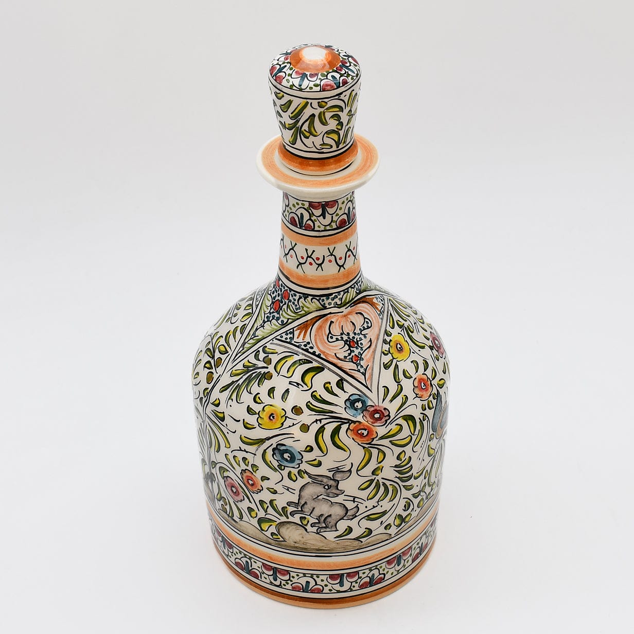Coimbra Multicolor Ceramic Pitcher – Hand-Painted Portuguese