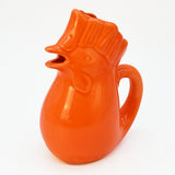 Carafe orange en céramique en forme de coq Carafe en céramique en forme de coq - Orange