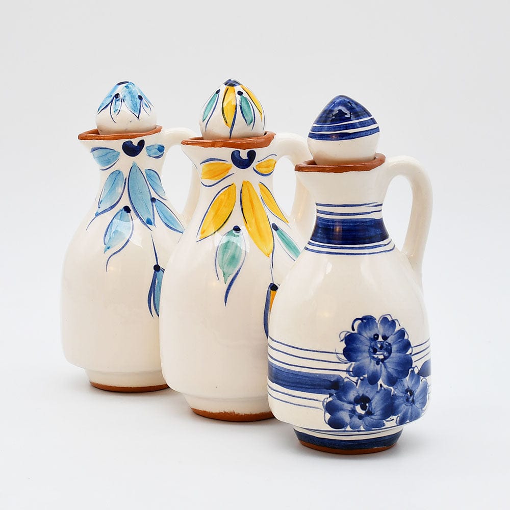 Carafe portugaise en terre cuite # DRAFT Carafe à huile en terre cuite Azulejos