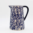 Carafe Tourbillon bleue en céramique artisanale Carafe “Redemoinho” - Bleu