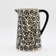 Carafe Tourbillon noire en céramique artisanale Carafe “Redemoinho” - Noir