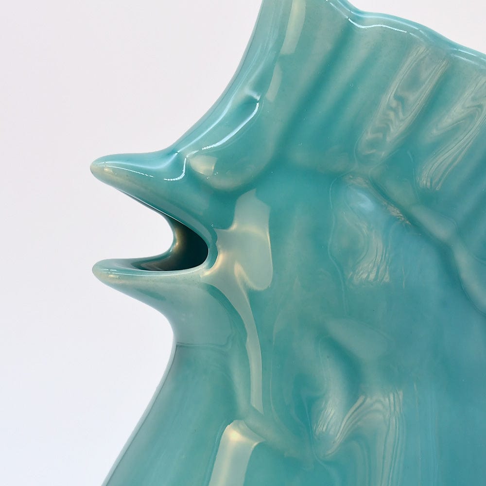 Carafe turquoise en céramique en forme de coq Carafe en céramique en forme de coq - Turquoise